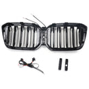 2022-2025 BMW X3 G01 X4 G02 Doppellamellen-Nierengrill, glänzend schwarz