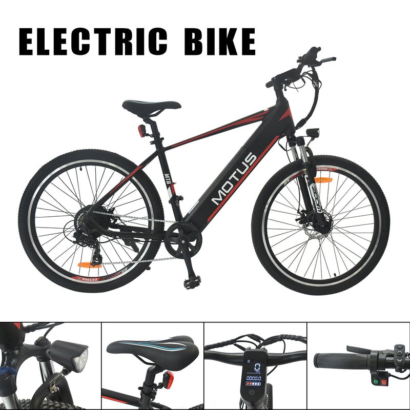 27,5" hjul 36V 14,5AH 250W 7-växlad elcykel Elcykel aluminium