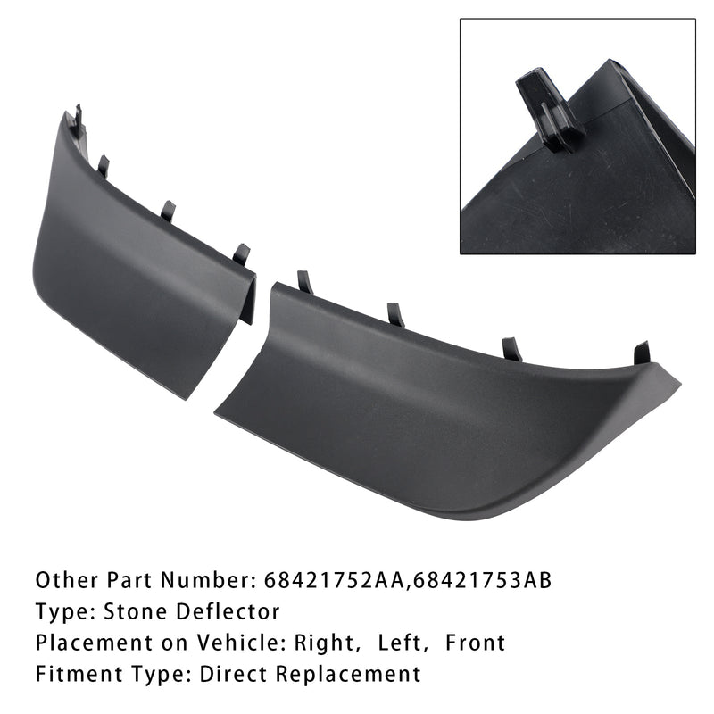 2021-2024 Jeep Grand Cherokee Front Links + Rechts Fascia Spat 68421752AA 68421753A 68421753AB