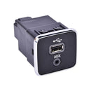 Conexión de carga frontal USB AUX 53224228 para Jeep Compass Cherokee 2017-2021 ACC
