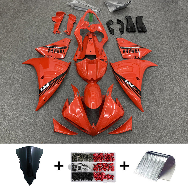 2012-2014 Yamaha YZF-R1 injeksjonskinnesett kroppsplast ABS