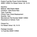 Motor-Sicherungskasten-Leistungssteuermodul 284B7-1HR0C für Nissan Versa 1.6L 13-19