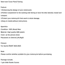 2024-2025 Aprilia RS457 RS 457 Seitenrahmenabdeckung Verkleidungsverkleidung