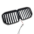 Frontstoßstangengrill mit LED-Beleuchtung, schwarz, einzeilig, passend für BMW X7 G07 (2023–2026)