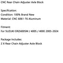 2005-2024 SUZUKI DRZ400SM 400S 400E CNC Rear Chain Adjuster Axle Block