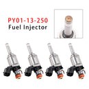 4 szt. Wtryskiwacze paliwa do Mazdy 3, 6, CX-5, CX-9 2014-2025 2.5L PY01-13-250