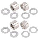 2er-Pack 1600036 Bypass-Rohr-Eliminator-Kit Aluminium-Shunts und Dichtungsscheiben