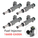 4 inyectores de combustible para Nissan Frontier 2.5L 2005-2019 16600-EA00A