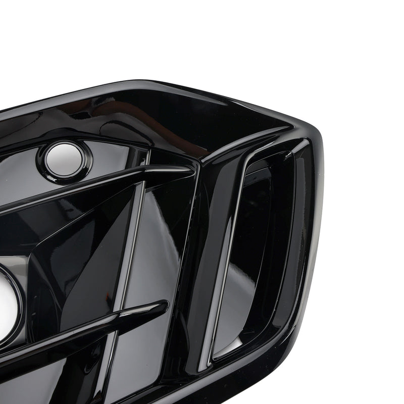 2021–2025 Audi Q5 SQ5 S-Line Schwarz Front Nebelscheinwerfer Kühlergrill Grill Abdeckung