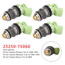 4 Stück Kraftstoffeinspritzdüsen für Toyota Pickup 4Runner Hiace 2.4L 1989-1995 23250-75060