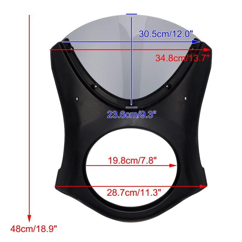 2024-2025 Kawasaki Eliminator 500 Scheinwerfer Windschutzscheibe Verkleidung Windschutzscheibe