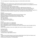 1 Stück Kraftstoffeinspritzdüse für Toyota Solara Camry 2.2L 23250-03010 23250-74250