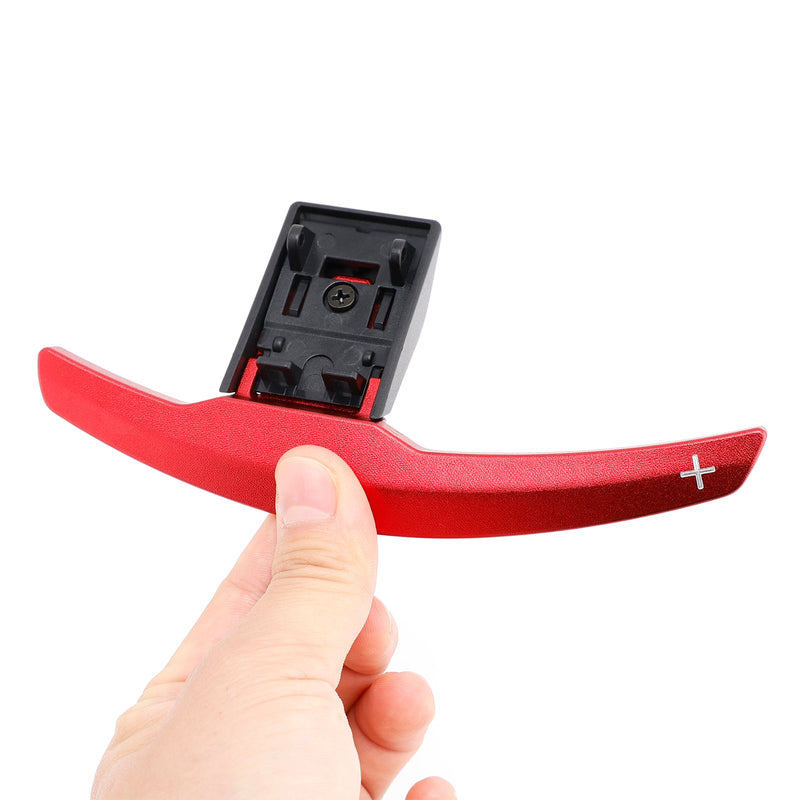 Schaltwippenverlängerung für BMW F-Serie F30 F31 F32 F10 X3 X5 Aluminium Rot