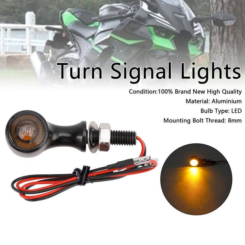 12V LED Blinker Anzeige Licht 8mm Universal Motorrad Für Suzuki