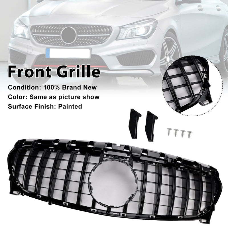 2013-2019 Mercedes Benz CLA-CLASS W117 CLA250 GT Style Front Bumper Grill Grille