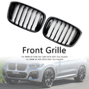 2018-2021 BMW X4 G02 X3 G01 G08 Grade frontal preta brilhante Grade de malha 51138469959