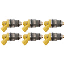 6 STÜCKE Kraftstoffinjektor 1001-87091 Fit Denso 650CC Fit Toyota Supra JZA80 2JZGTE 2JZ