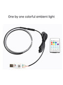 Sentralkontroll Ambient Interiør Fargerikt LED-flytende dekorativt lys 110cm