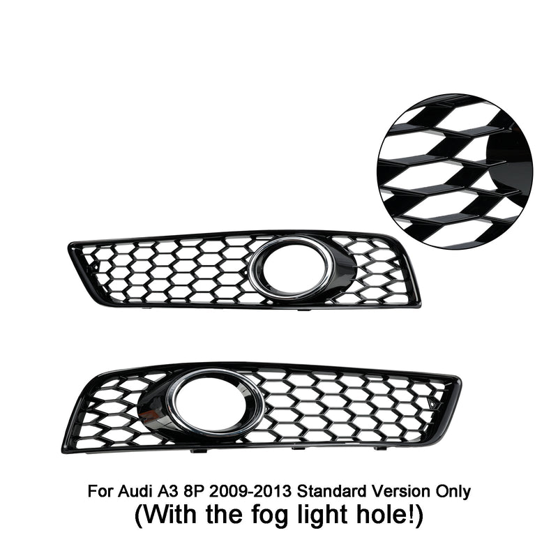 2009-2013 Audi A3 8P hunajakenno etupuskurin sumuvalon säleikkö