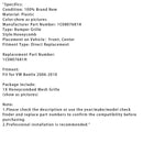 2006–2010 VW Beetle puskurin hunajakennon mesh -grillin edessä