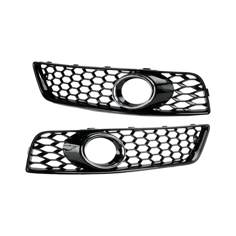 2009-2013 Audi A3 8P Honeycomb Front Bumper Tåkelys Grille Grilldeksel