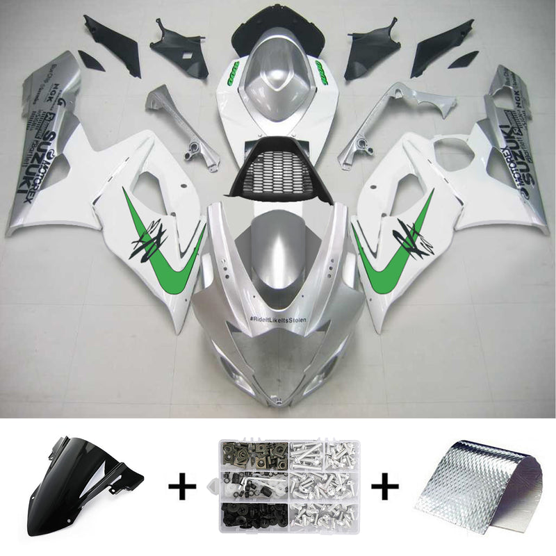 2005-2006 Suzuki GSXR1000 K5 Injektionsabzugs Kit Körperwerk Kunststoff ABS