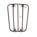 Klassischer Motorrad-Tankträger, schwarz, universell, mit Saugnäpfen