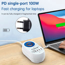 140W PD Multi-Port-Ladegerät Magnetisches kabelloses Schnellladen PD100W Laptop-Handy-Ladegerät EU-Stecker