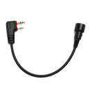 H42 Kopfhörer-Adapterkabel mit austauschbarem Stecker auf A24 für ICOM A25CE A25N A24