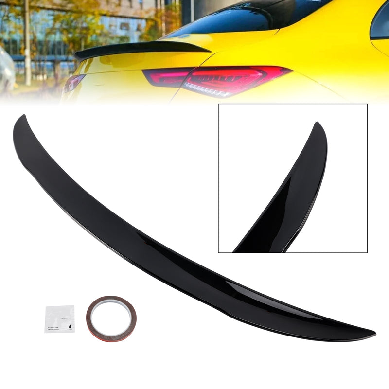 2019 + Mercedes-Benz CLA-Klasse W118 C118 Glanz Schwarz Hinten Boot Spoiler Für