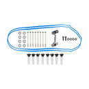 Ventildeckel mit Zündspulenhalterungen für LS1/LS2/LS3/LS6/LS7 ähnliche Motoren mit 72 mm