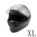 Dot motorcykelhjälm för vuxna, gata, integrerad hjälm, orange, matt svart