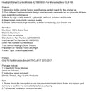 2013-2017 Mercedes Benz A176/CLA117 Scheinwerfer-Vorschaltgerät-Steuergerät A2189009303