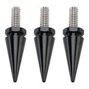 3x schwarze 1/2""-20 Windschutzscheibenverkleidungs-Befestigungsbolzen für Touring-Modelle 1996-2013