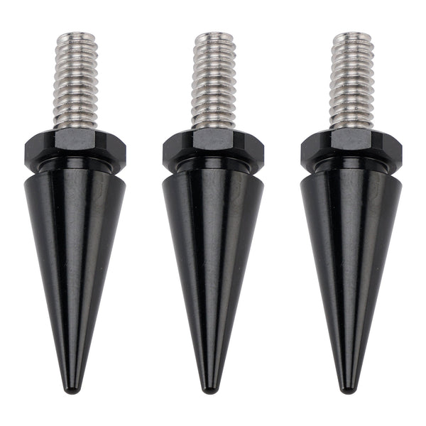 3x schwarze 1/2""-20 Windschutzscheibenverkleidungs-Befestigungsbolzen für Touring-Modelle 1996-2013