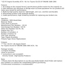 2000-2005 Toyota Celica GT Motor 1ZZ-Fe Motor Module 4Zyl 1,8L