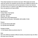 1 STÜCKE Kraftstoffinjektor 353102J000 Fit Elantra 2021-2023 Fit Kona 2022-2023 2.0L