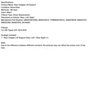 2016–2019 VW Tiguan AD1 1 Stück Gasdruckfeder für elektrische Heckklappe NA827851A