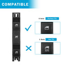 Front left electric window switch for BMW 323i, 325i, 328i, 330i, 323Ci, part number 61316902184