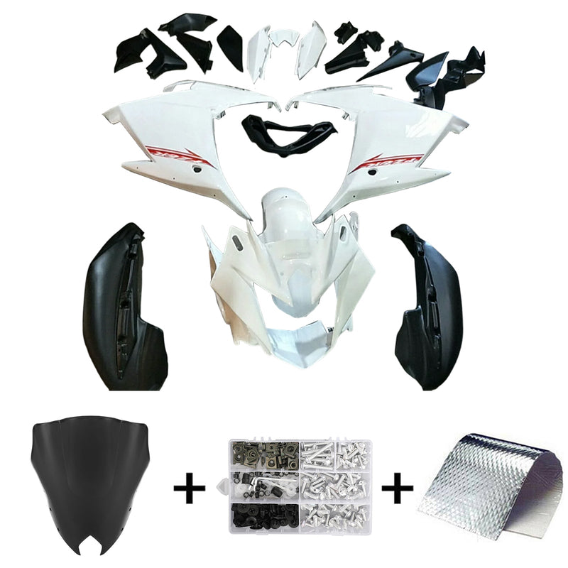 2009-2015 Yamaha FZ6R insprutningsskyddssats kropp plast ABS