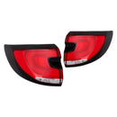 Par de pilotos traseros (izquierdo + derecho) con bombillas 68424931AC para Chrysler Pacifica 2021-2025