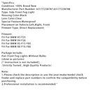 Paar Nebelscheinwerfer Lampen ohne Leuchtmittel für BMW X3 X4 X5 X6 63177238787