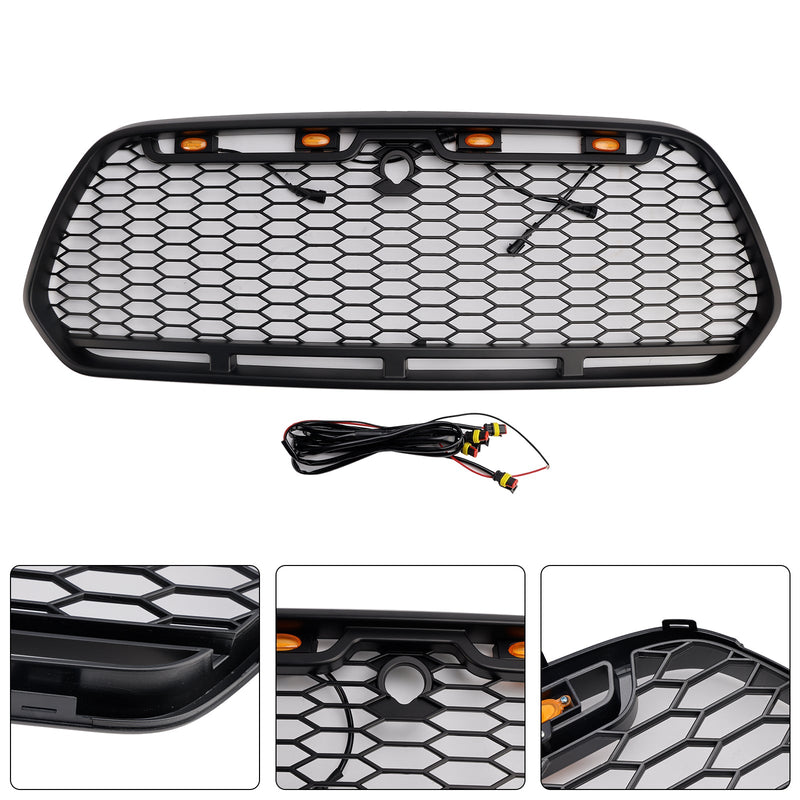 2015–2018 Ford Transit Mk8 Raptor LED-grillillä etulattialla, Matt Black