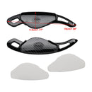 Hiilikuitutyylinen ohjauspyörän vaihteiston siipi, sovi Jaguar XF XEL F-Type