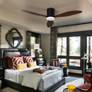 Fernbedienung/App-Steuerung 42" Deckenventilator mit Licht dimmbare LED DC-Motor