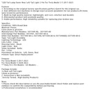 LED Rücklicht außen hinten links Rücklicht 3-polig für Tesla Model 3 Y 2017-2023