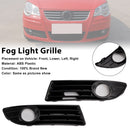 2005-2009 VW POLO 9N3 GTI 2PCS Luces antiniebla de la cubierta Griller 6q085365e 6q0853666g