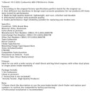 4-Zylinder-Vergaser 1913 AVS2, 800 CFM, elektrischer Choke, CBR23 1913 AVS2, 800 CFM