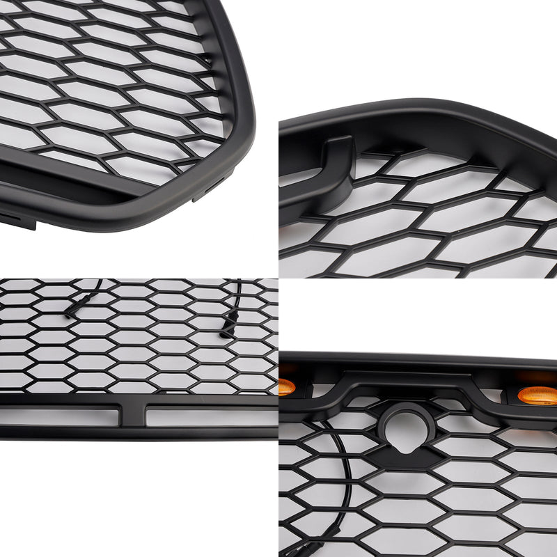 2015–2018 Ford Transit Mk8 Raptor LED-grillillä etulattialla, Matt Black