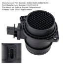 Mass Air Flow Meter Sensor For Mini Cooper 2007-2010 1.6L 0280218205